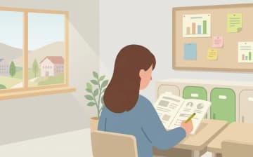 介護福祉士の受験資格と取り方を表すイラスト