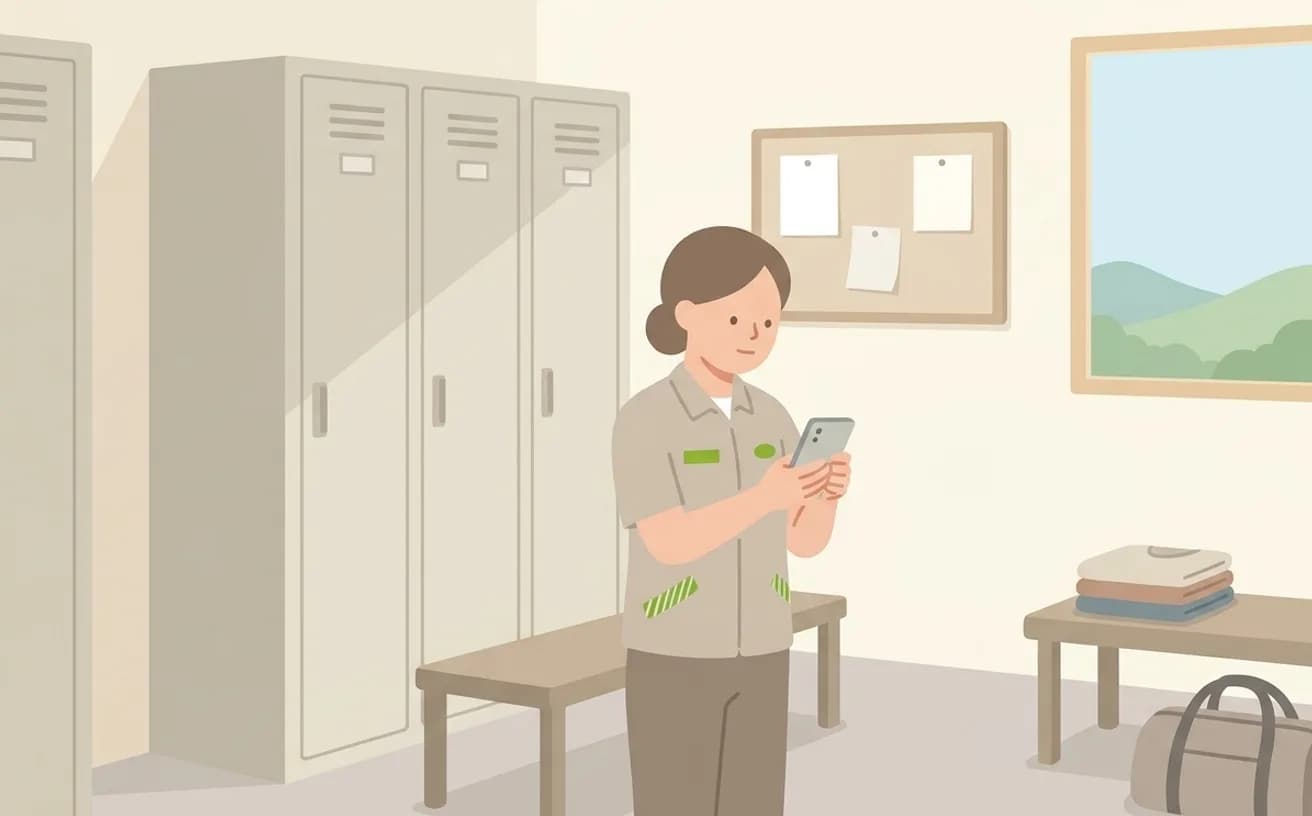 働きながら介護の転職を進めるコツを表すイラスト