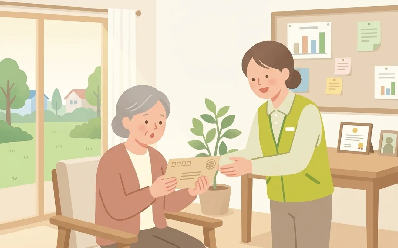 介護職の賞与の仕組みを表すイラスト