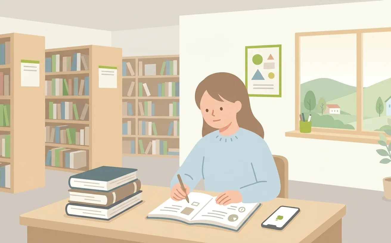 ケアマネの受験資格と試験の取り方を表すイラスト