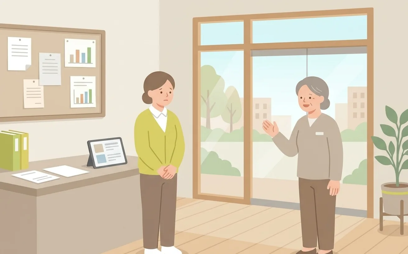無資格・未経験から働ける介護求人を表すイラスト