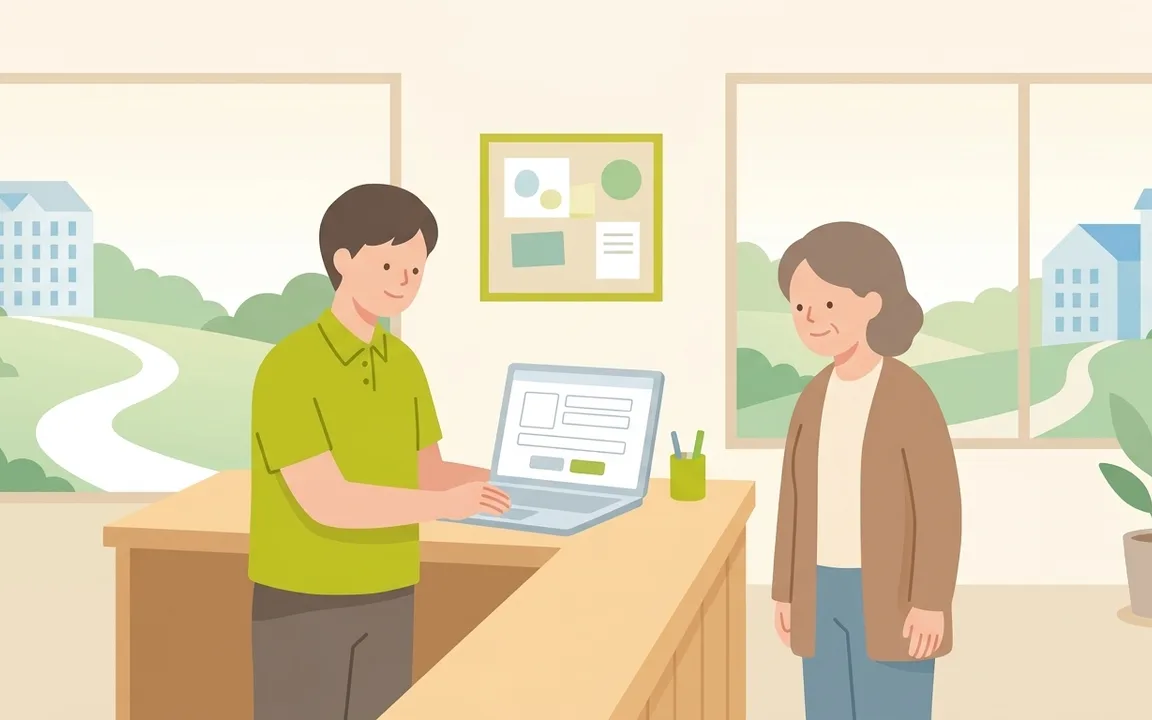 自社の求人(事業所)を申請するのイメージイラスト
