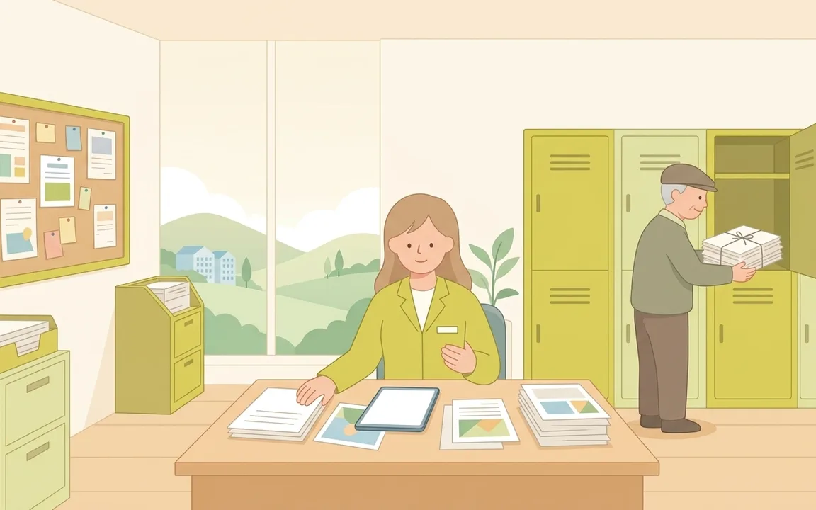 AI回答材料を準備するのイメージイラスト